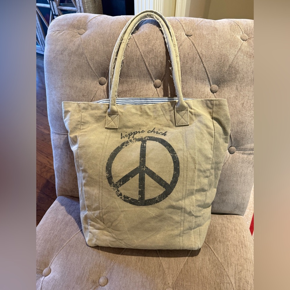 Hippie Chick Canvas Market Bag